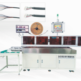 Fully Automatic Multi-Core Cable Stripping & Terminal Insertion Machine
