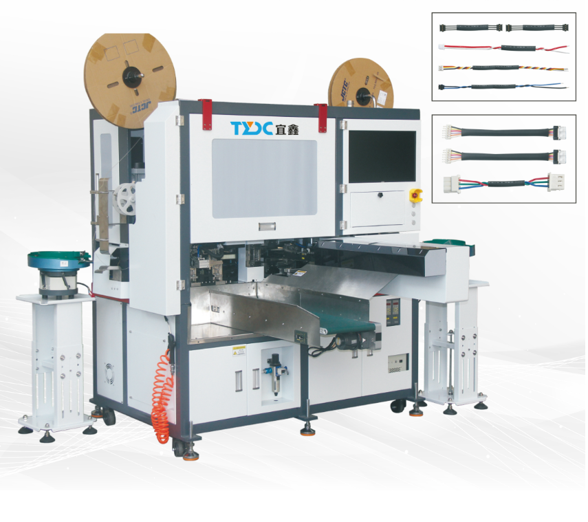 Fully Automatic Double-Head Terminal Crimping & Housing Insertion Machine